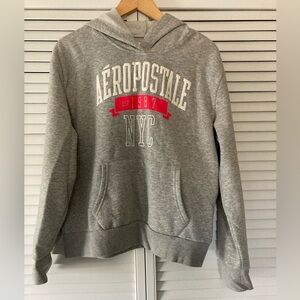 Aeropostale hoodie light heather gray size:xl